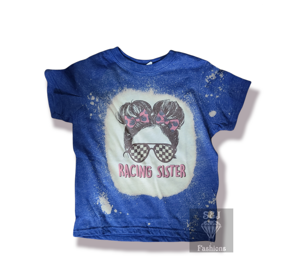 Racing Sister Boys Shirt Girls Shirt