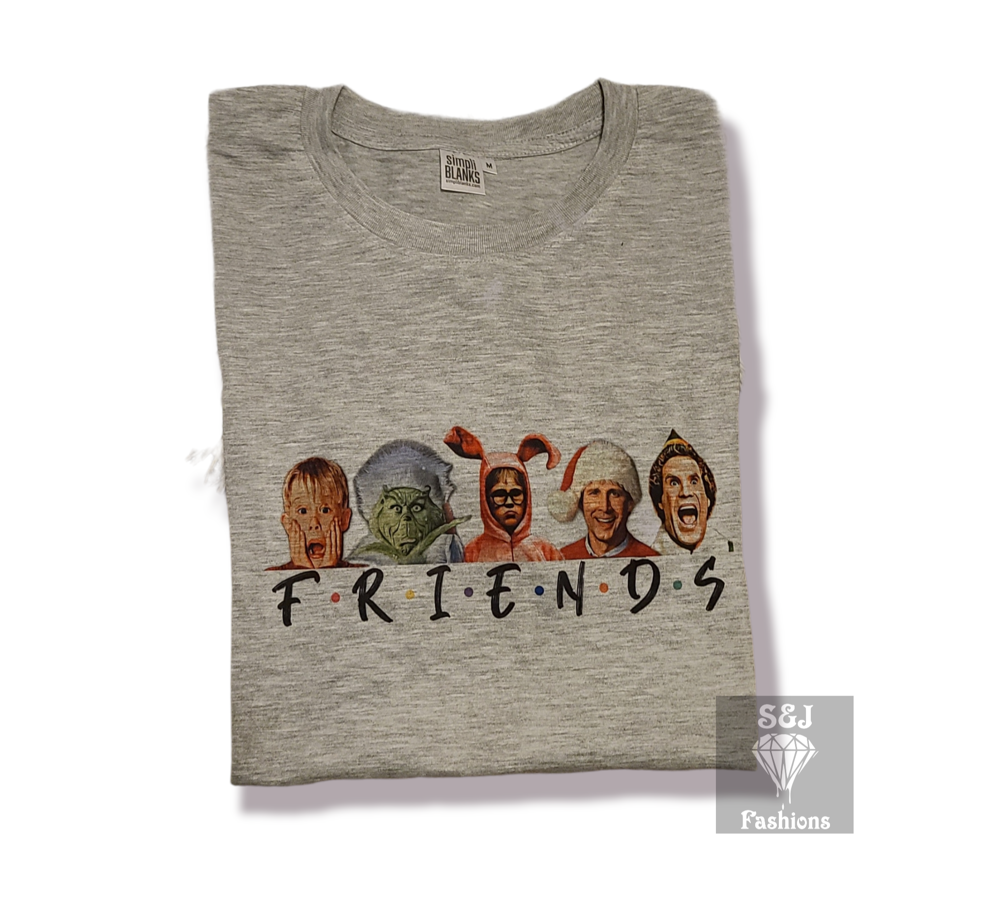 Christmas Friends Boys Shirt Girls Shirt Ladies Shirt Mens Shirt