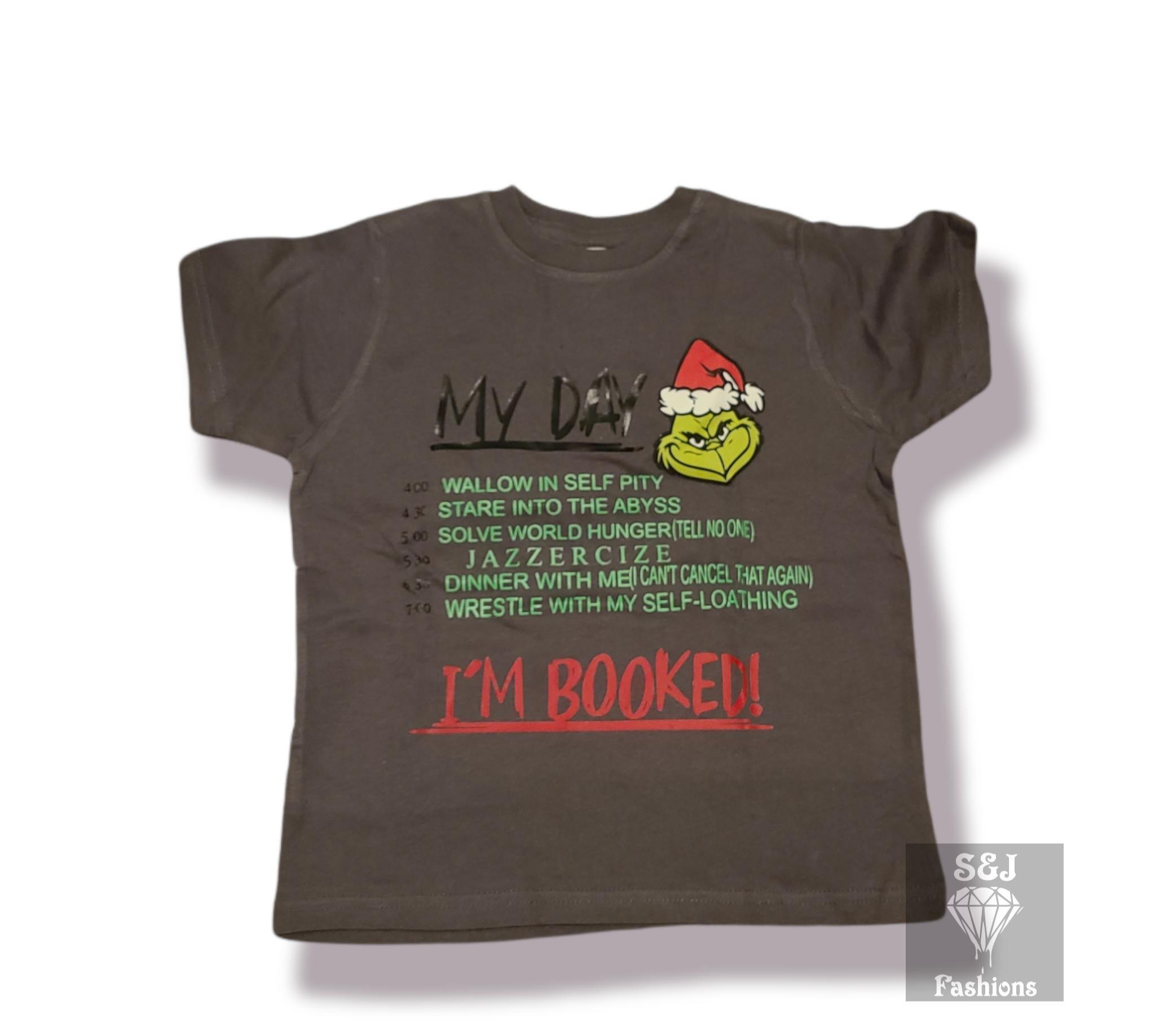 Grinch My Day To Do list Christmas Boys Shirt Girls Shirt