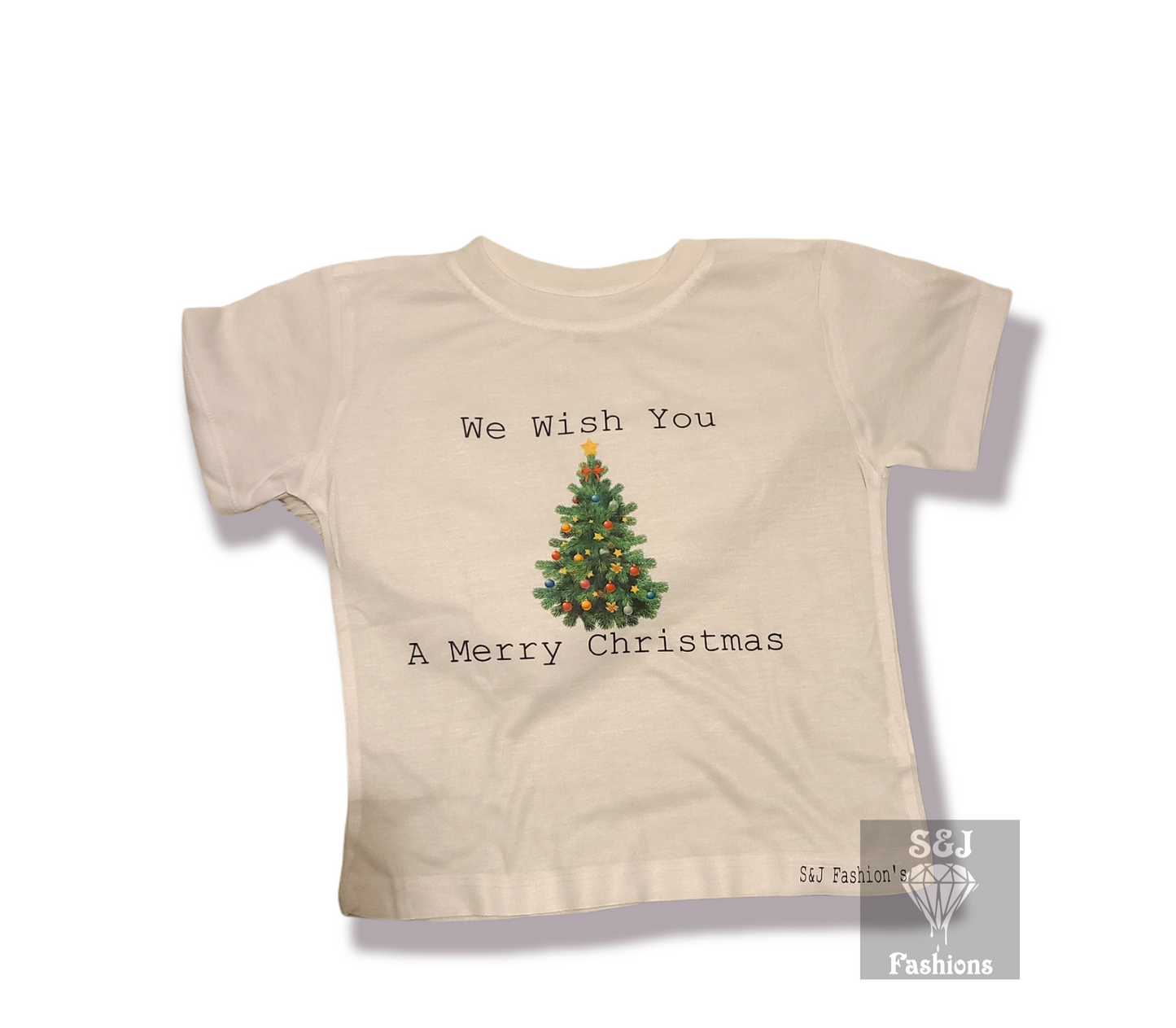 We Wish You A Merry Christmas Girls Shirt Boys Shirt