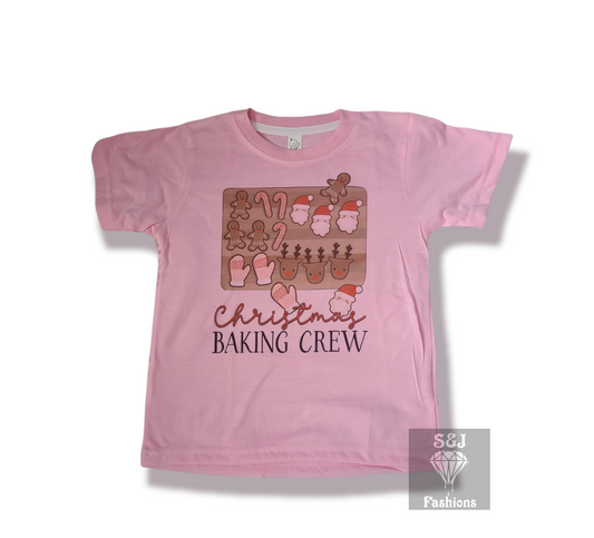 Christmas Baking Crew Boys Shirt Girls Shirt Ladies Shirt Mens Shirt