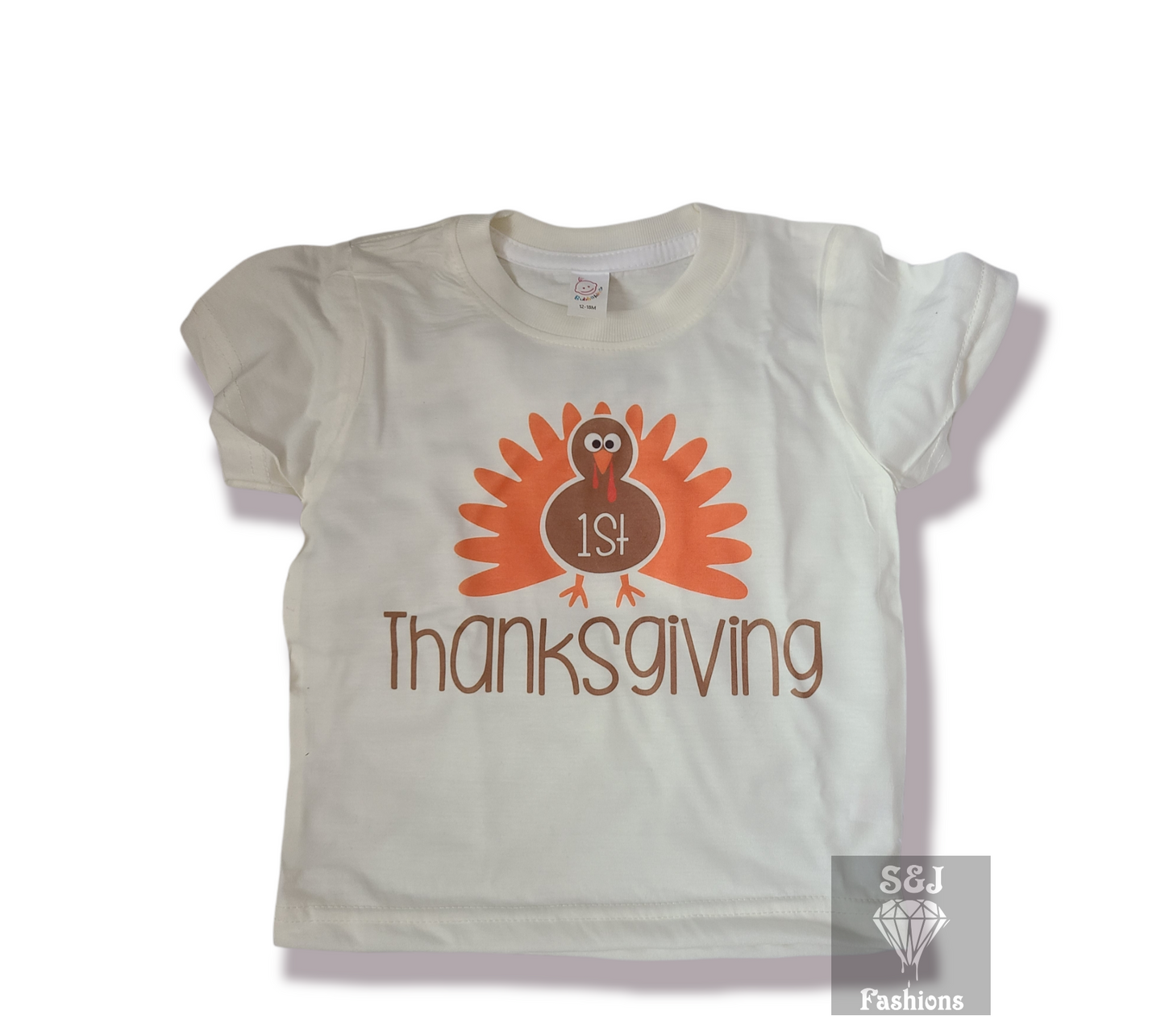 1st Thanksgiving Boys Shirt Girls Shirt