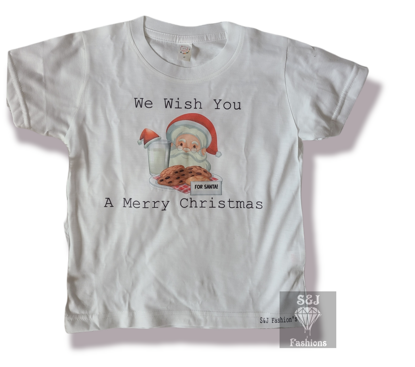 We Wish You A Merry Christmas Girls Shirt Boys Shirt