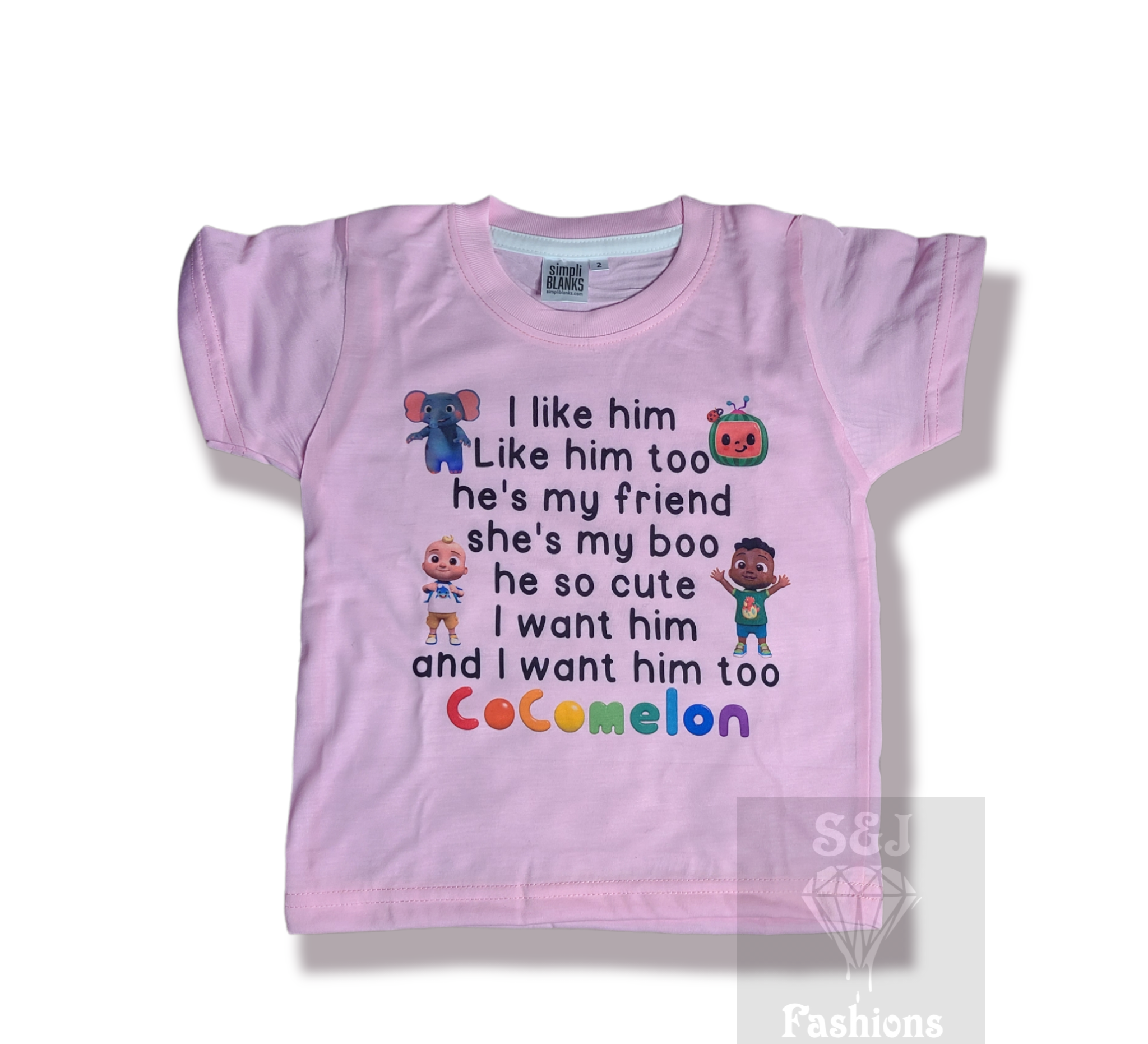 Cocomelon I Like Him Boys Shirt Girls Shirt