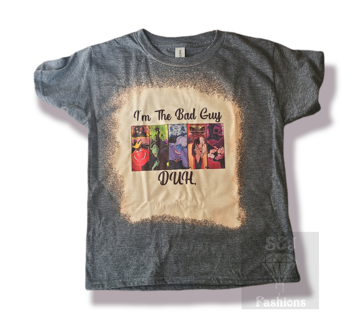 I'm The Bad Guy Duh Disney Villains Girls Shirt Ladies Shirt