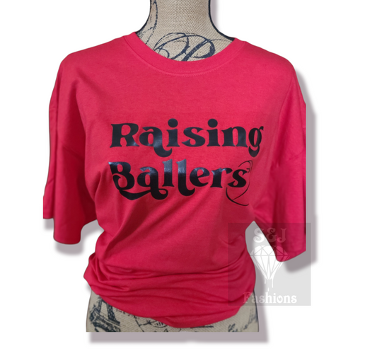 Raising Ballers Baseball Ladies Shirt