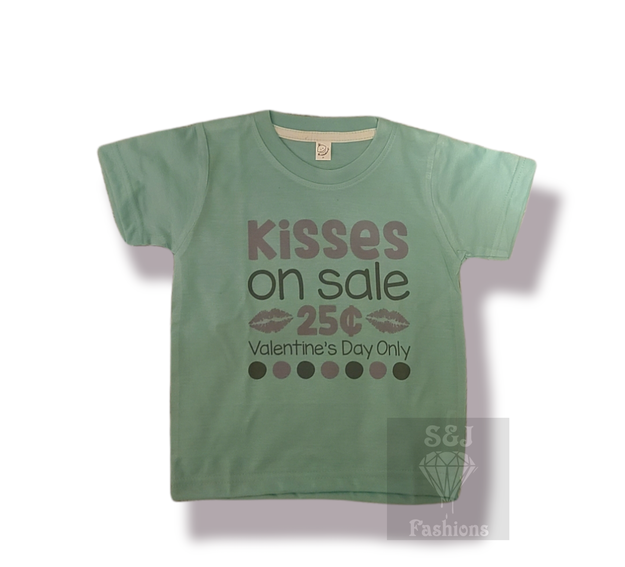 Kisses On Sale 25 Cents Girls Shirt Valentines