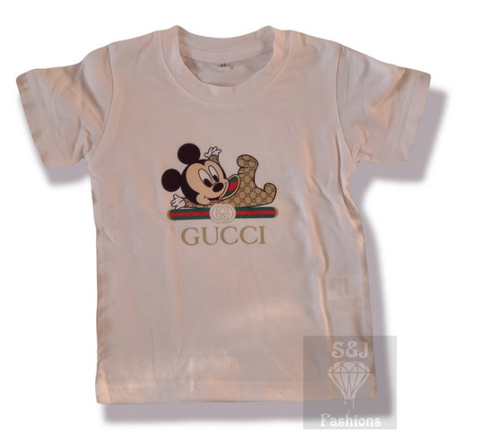 Mickey Gucci Boys Shirt Girl Shirt Designer Disney