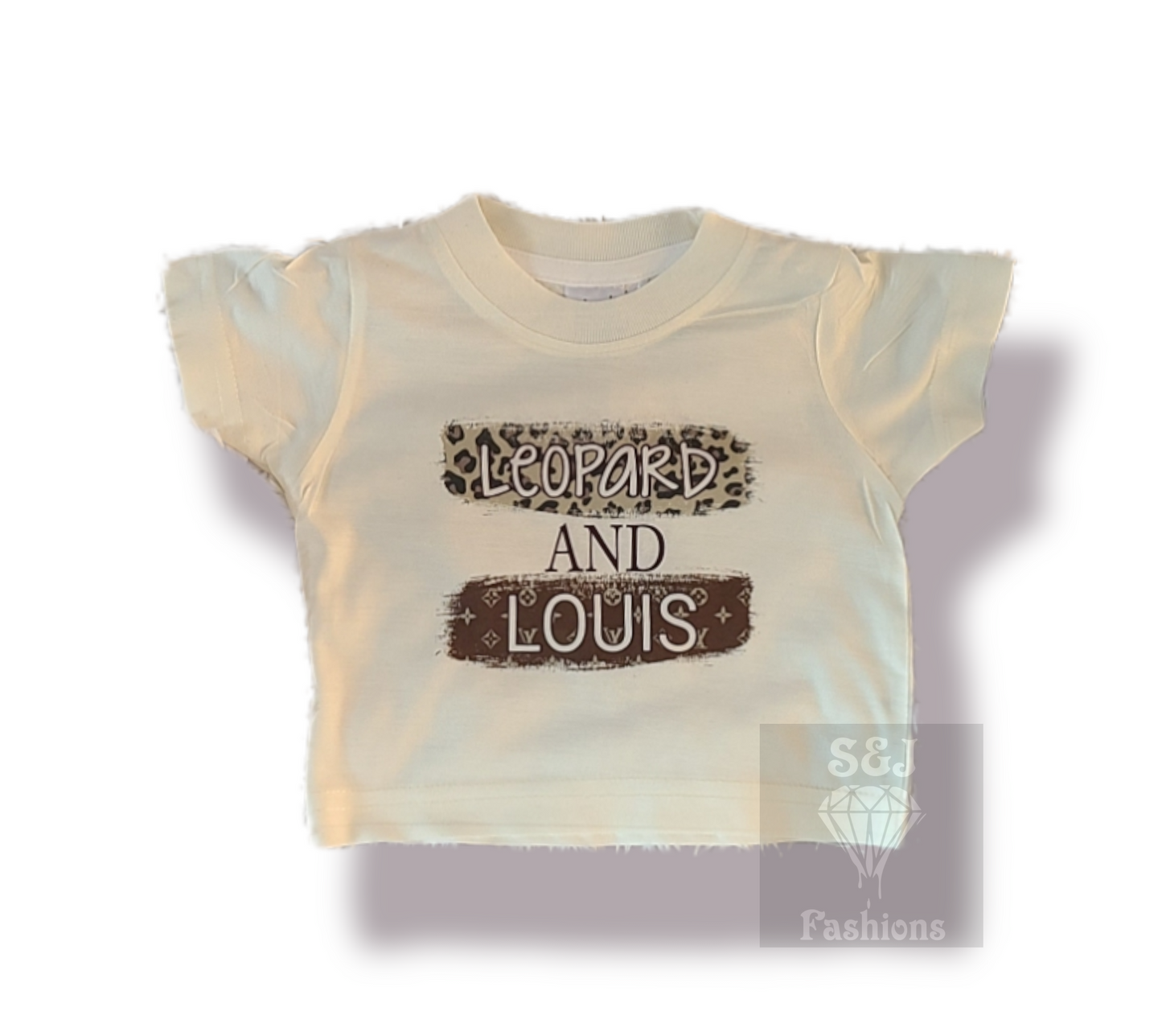 Leopard & Louis LV Girls Shirt Ladies Shirt designer