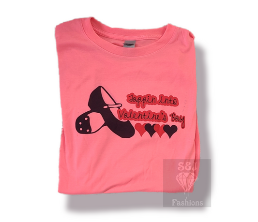 Tappin into Valentine's Day Girls Shirt