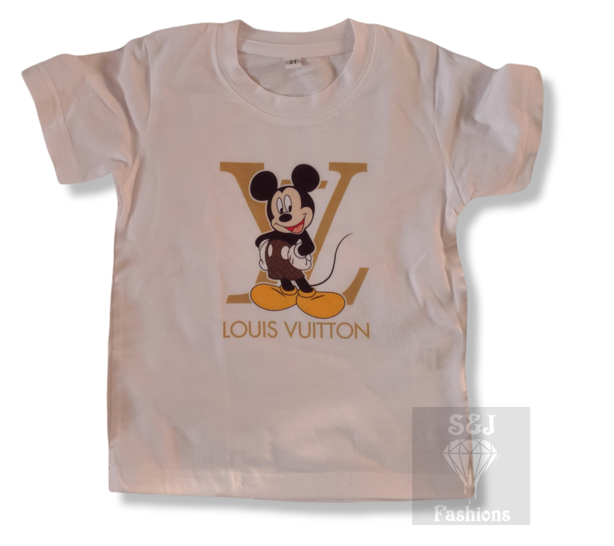 LV Mickey Designer Boys Shirt Girls Shirt Ladies Shirt Mens Shirt