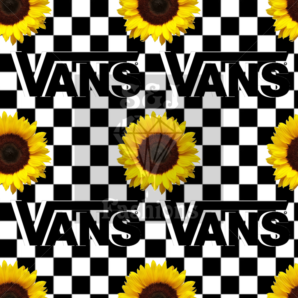 Vans Sunflowers Handmade