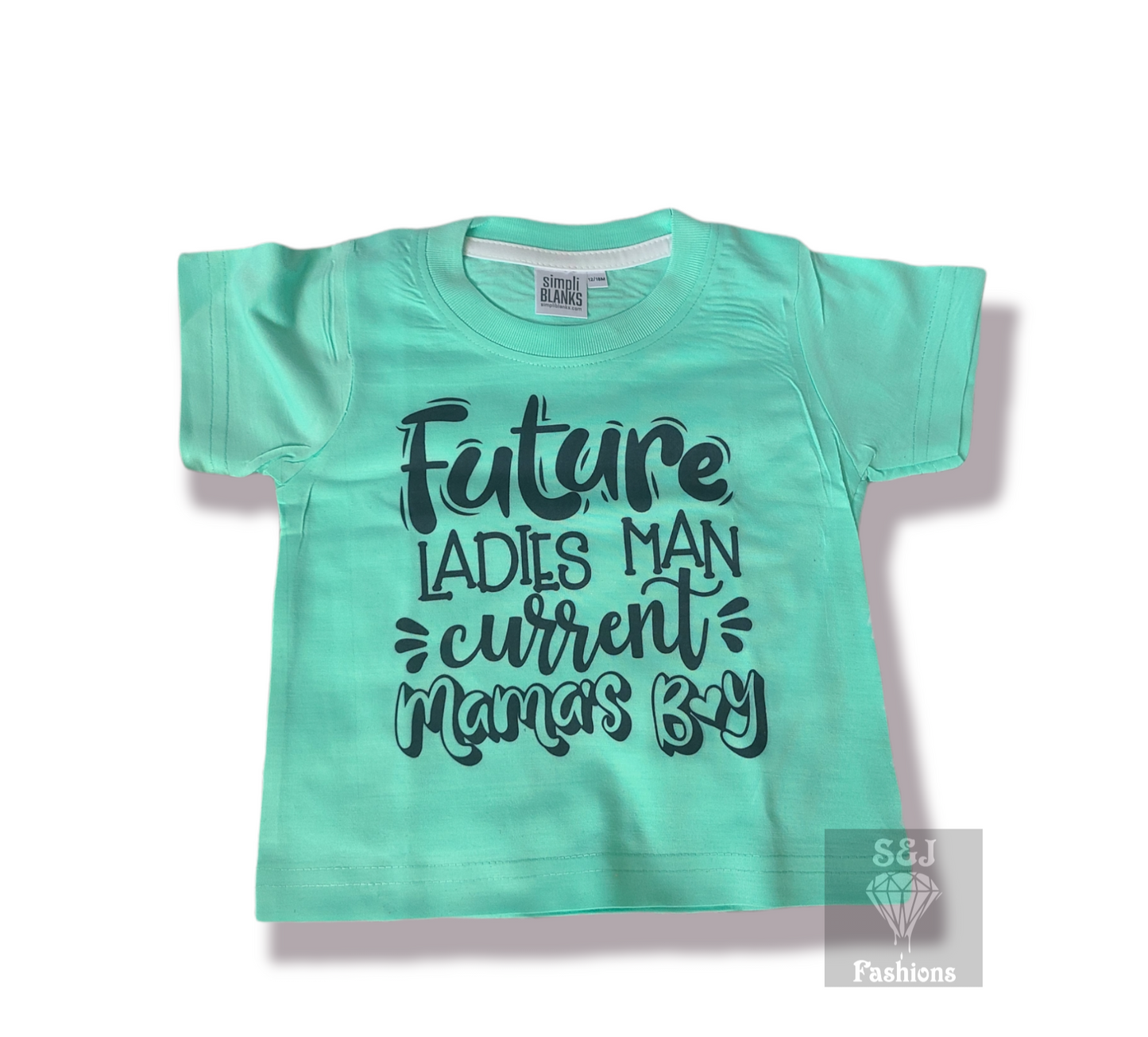 Future Ladies Man Currently Mama's Boy Boys Shirt