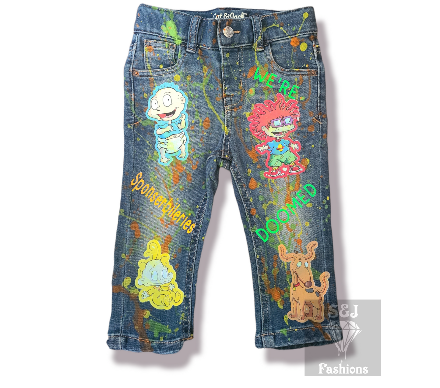 Rugrats Boys Distressed Jeans