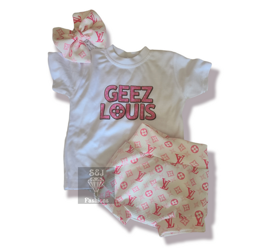 Geez Louis Girls Shirt Ladies Shirt Designer LV