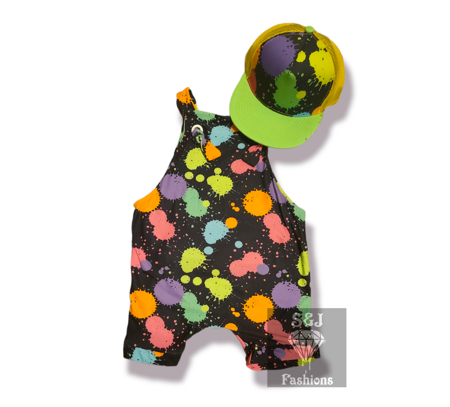 Neon Splatter Handmade