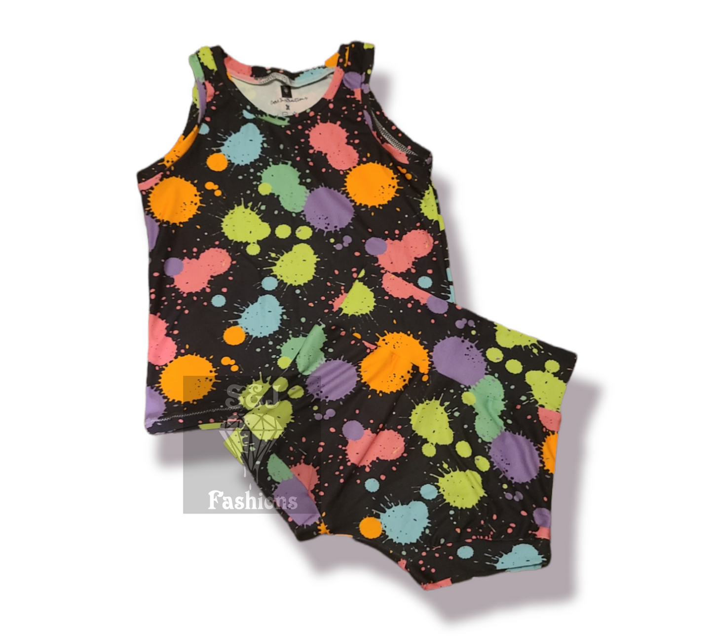 Neon Splatter Handmade