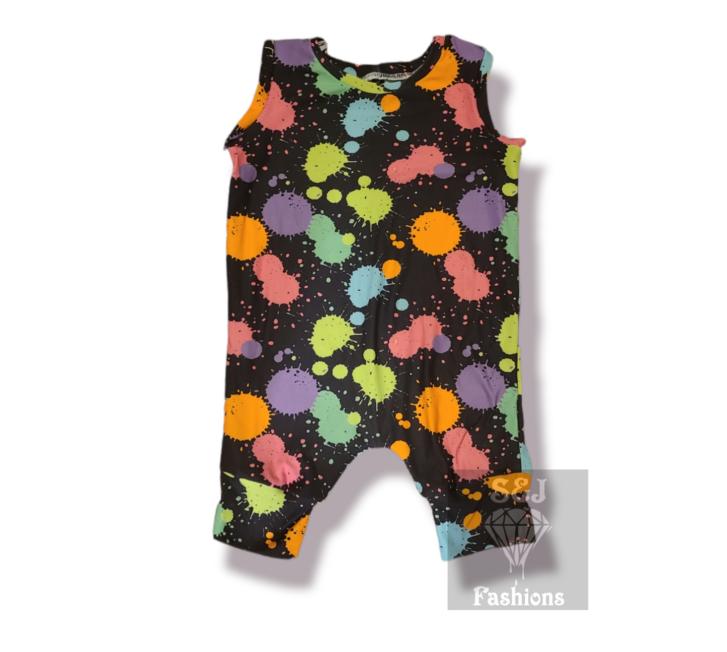 Neon Splatter Handmade