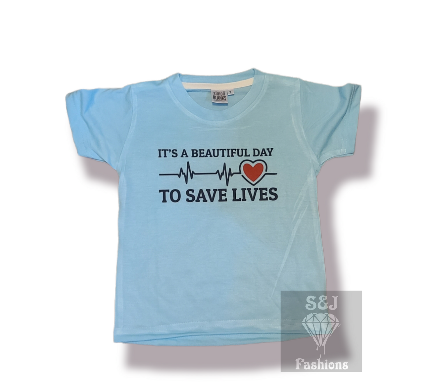 It's A Beautiful Day To Save Lifes Grey's Anatomy Girls Shirt Boys Shirt