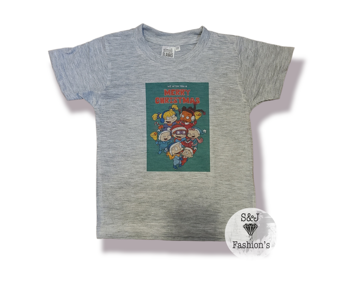 Rugrats Christmas Christmas Boys Shirt Girls Shirt Ladies Shirt