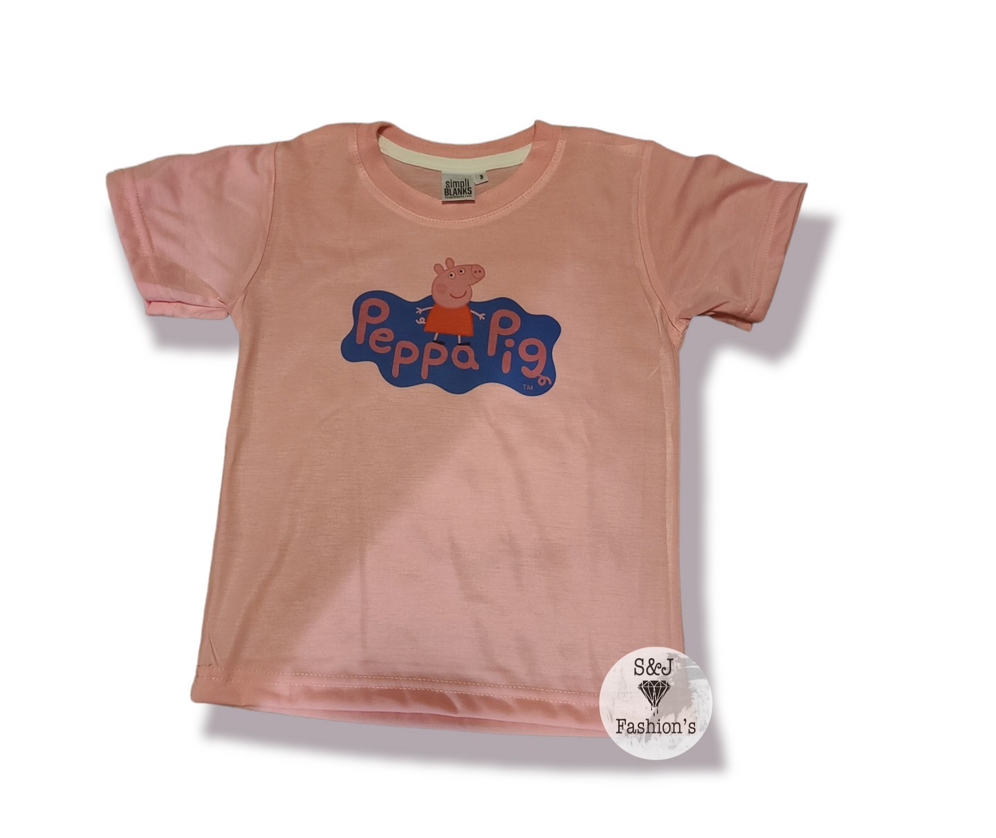 Peppa Pig Girls Shirt Boys Shirt