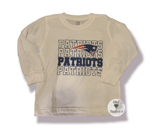 Patriots NFL Foorball Boys Shirt Girls Shirt Ladies Shirt Mens Shirt