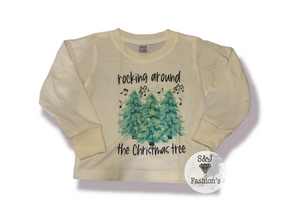 Rocking around the Christmas tree Boys Shirt Girls Shirt Ladies Shirt Mens Shirt