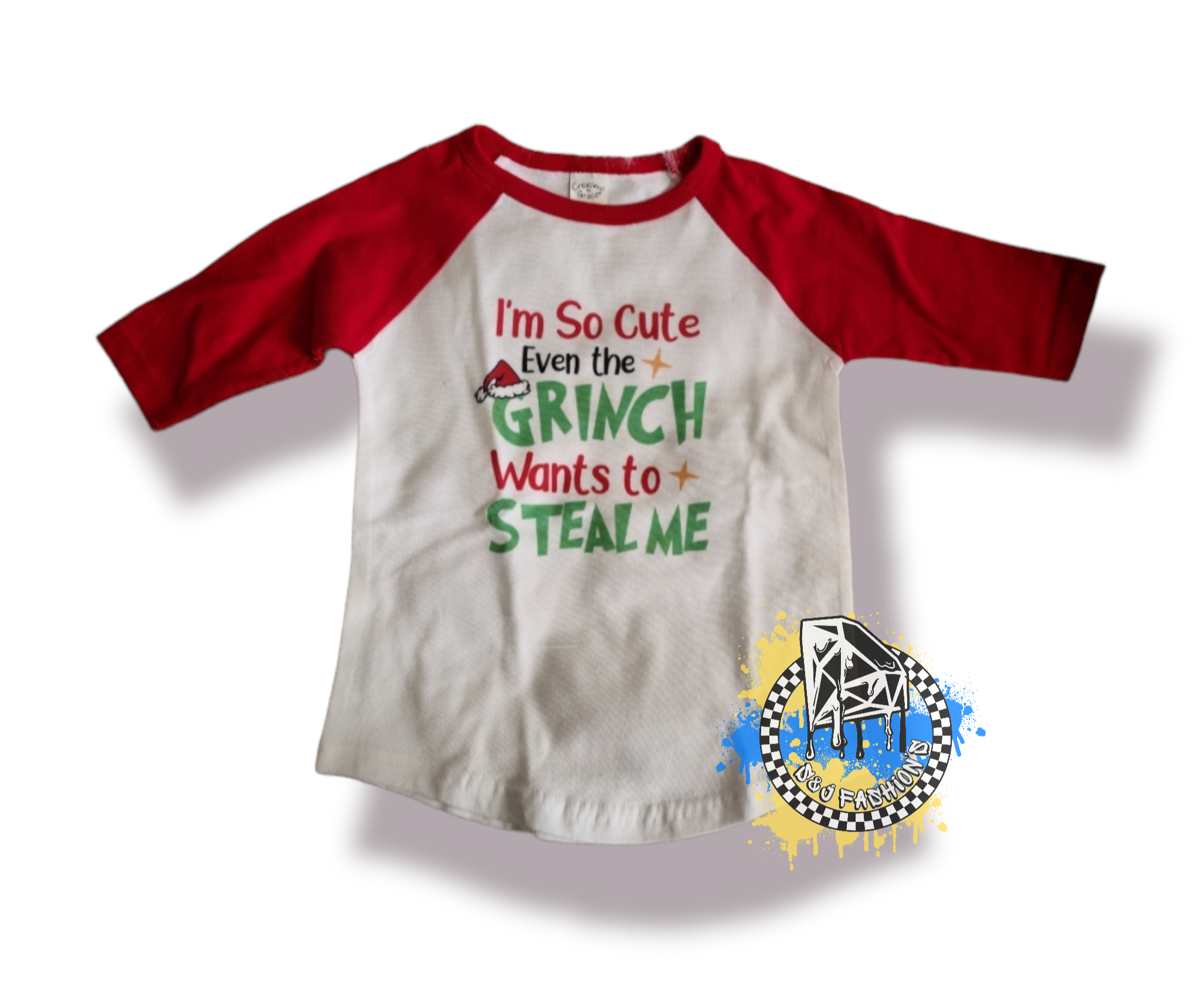 I'm So Cute Even The Grinch Wants To Steal Me Christmas Boys Shirt Girls Shirt Ladies Shirt Mens Shirt