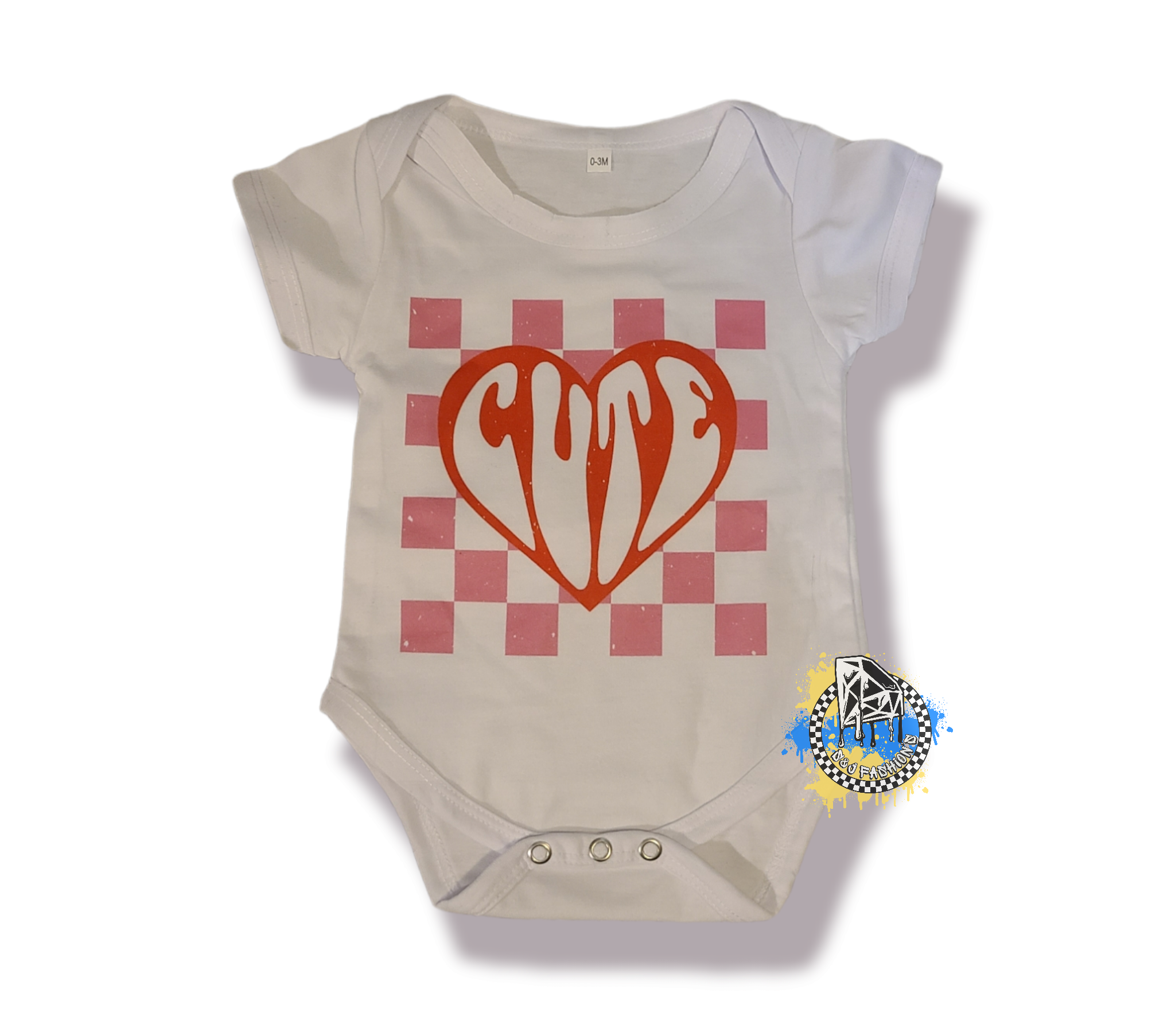 Checker Cute Valentine Girls Shirt Valentines