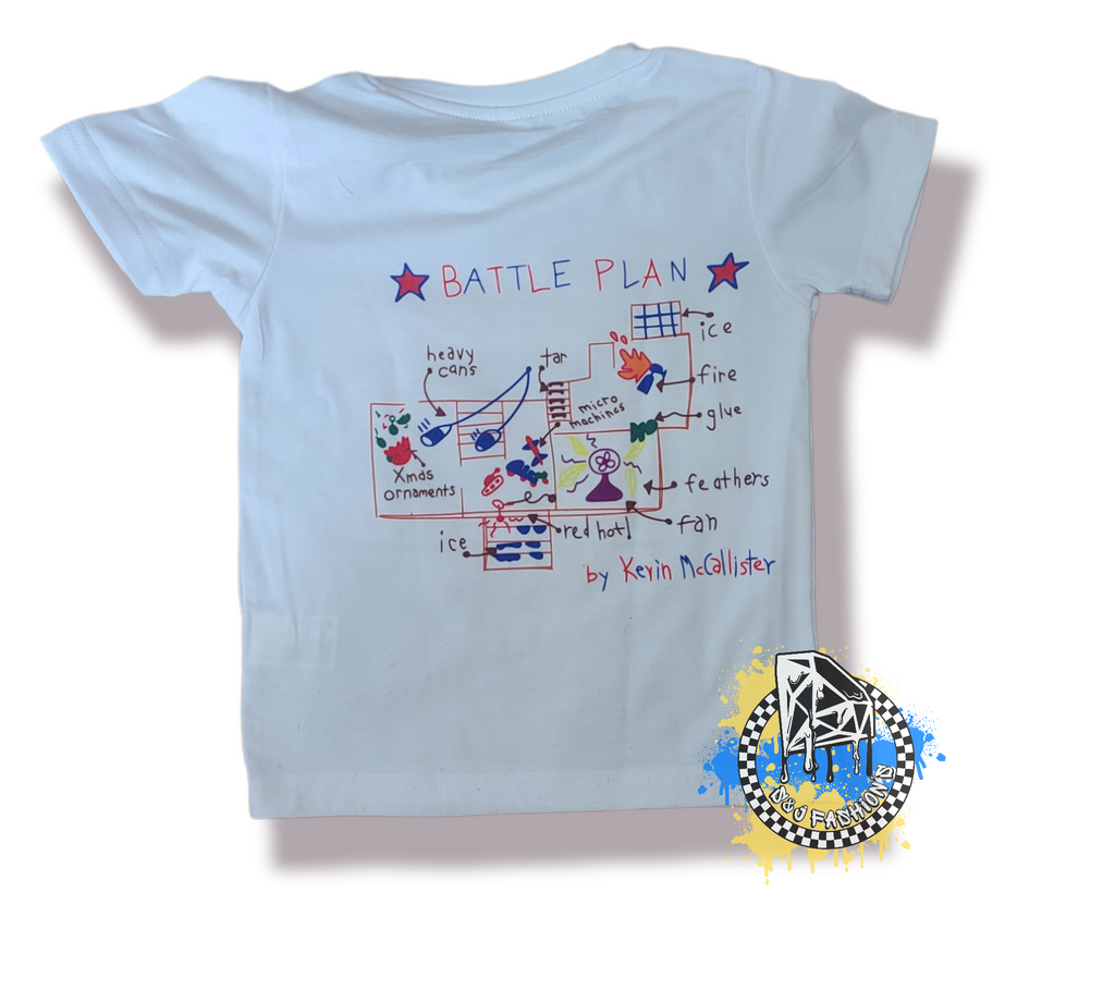 Battle Plan Home Alone Christmas Boys Shirt Girls Shirt Ladies Shirt Mens Shirt