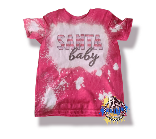 Santa Baby Christmas Girls Shirt Ladies Shirt