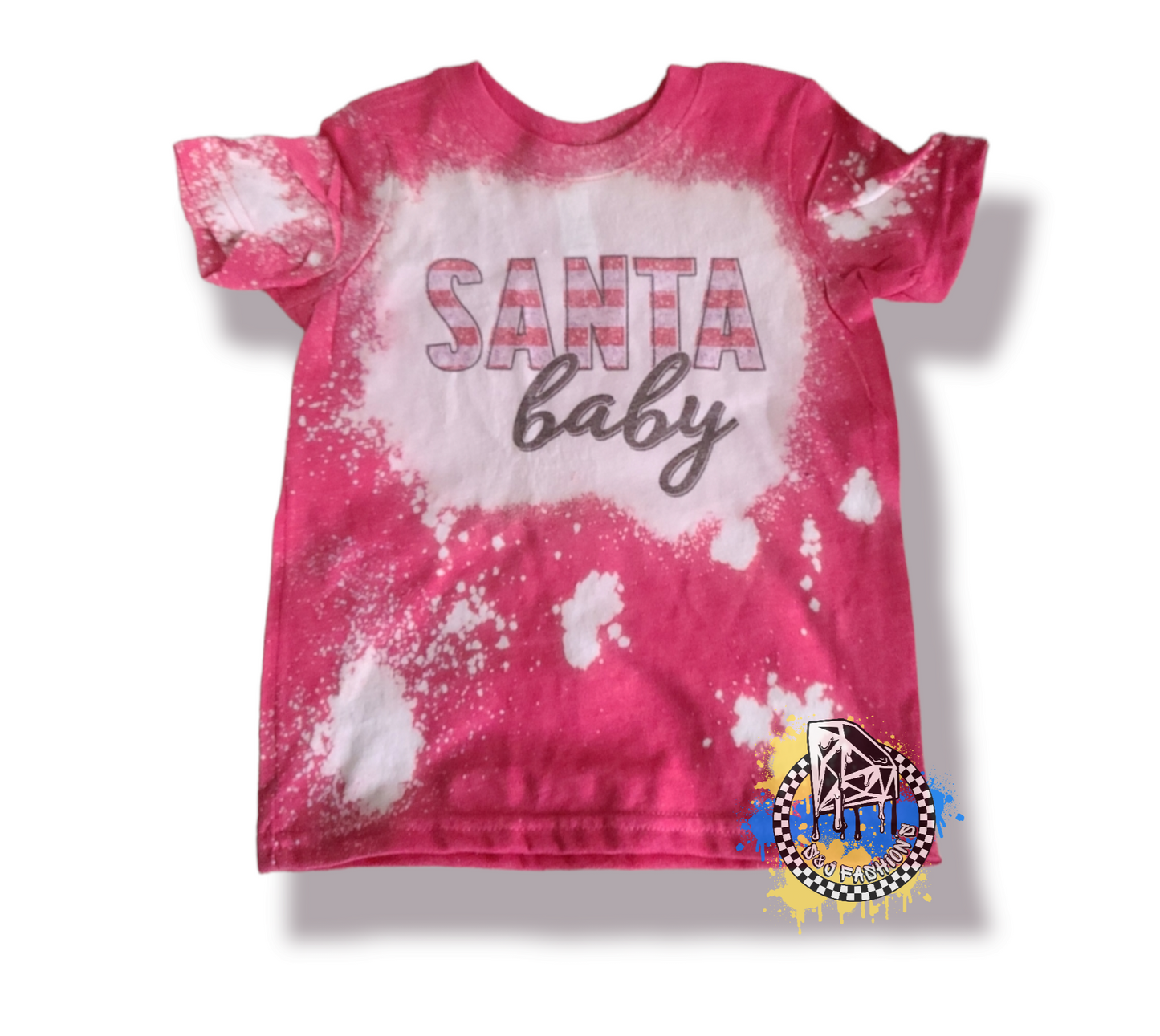 Santa Baby Christmas Girls Shirt Ladies Shirt