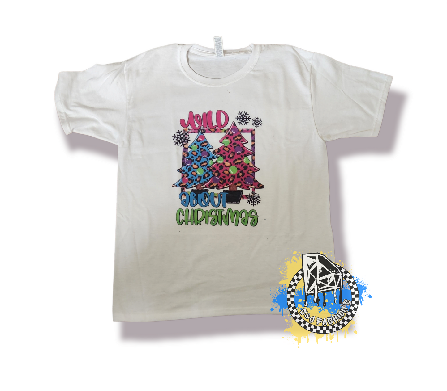 Wild About Christmas Girls Shirt Ladies Shirt