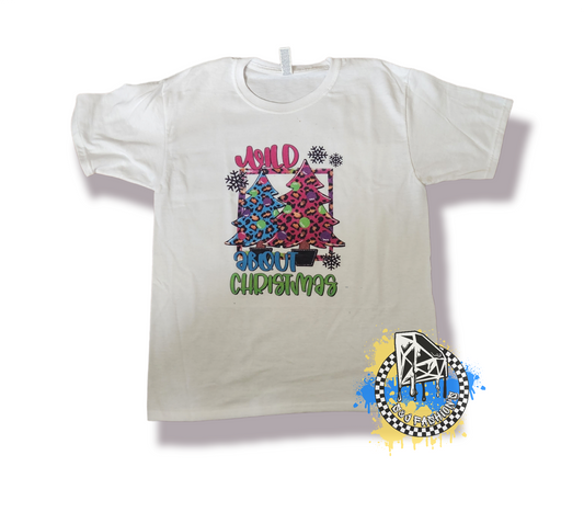 Wild About Christmas Girls Shirt Ladies Shirt