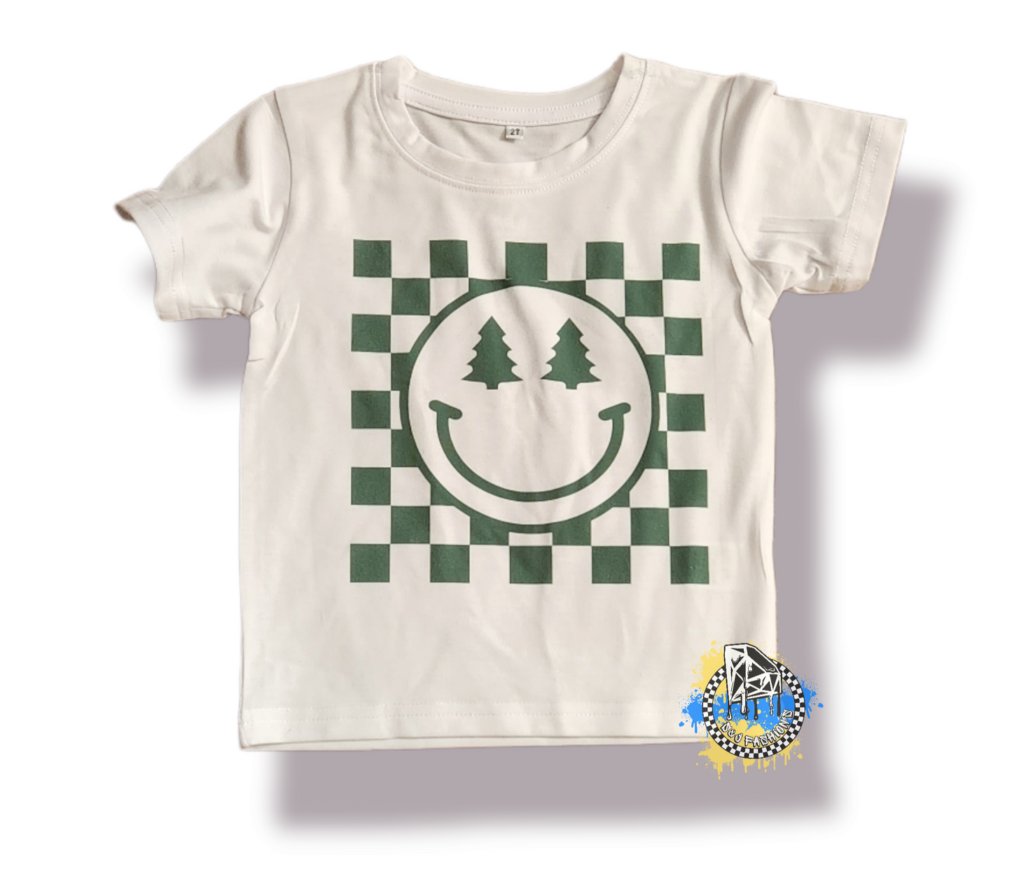 Checker Christmas Tree Girls Shirt Ladies Shirt Boys Shirt Mens Shirt Christmas