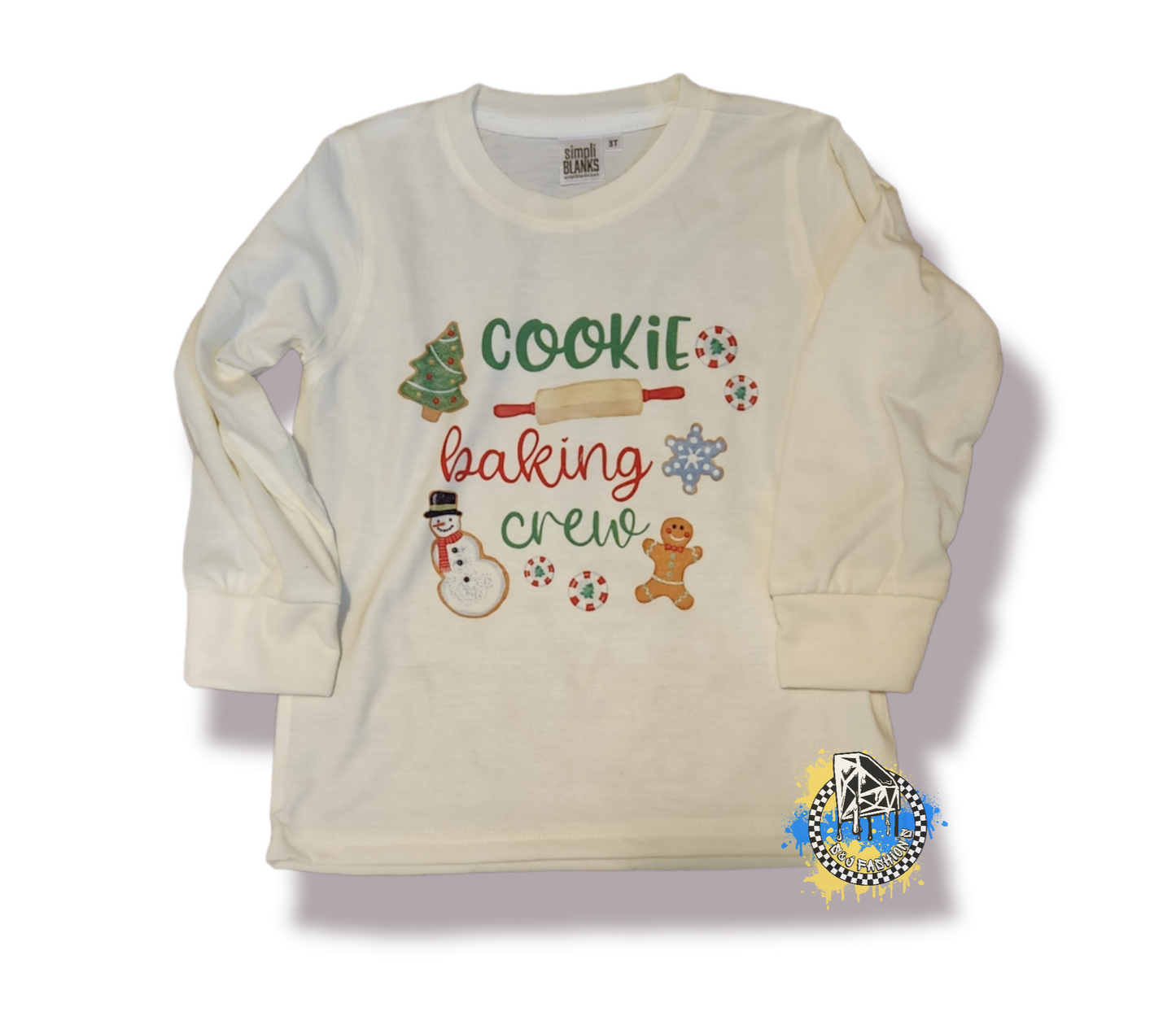 Cookie Baking Crew Christmas Boys Shirt Girls Shirt Ladies Shirt Mens Shirt