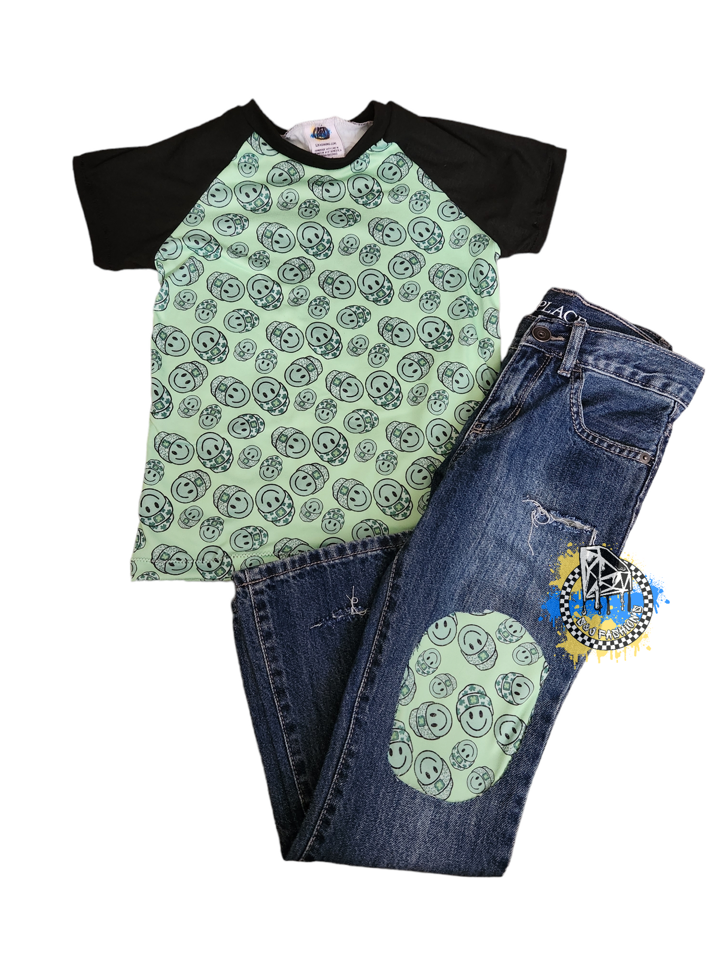 Smiley Face St. Patricks Handmade
