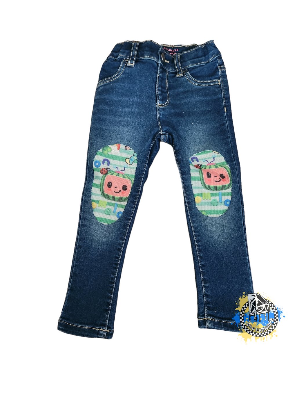 Cocomelon Boys Girls Distressed Jeans St. Patrick's