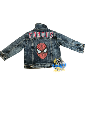 Spider Man Denim Outfit Sets Boys Girls