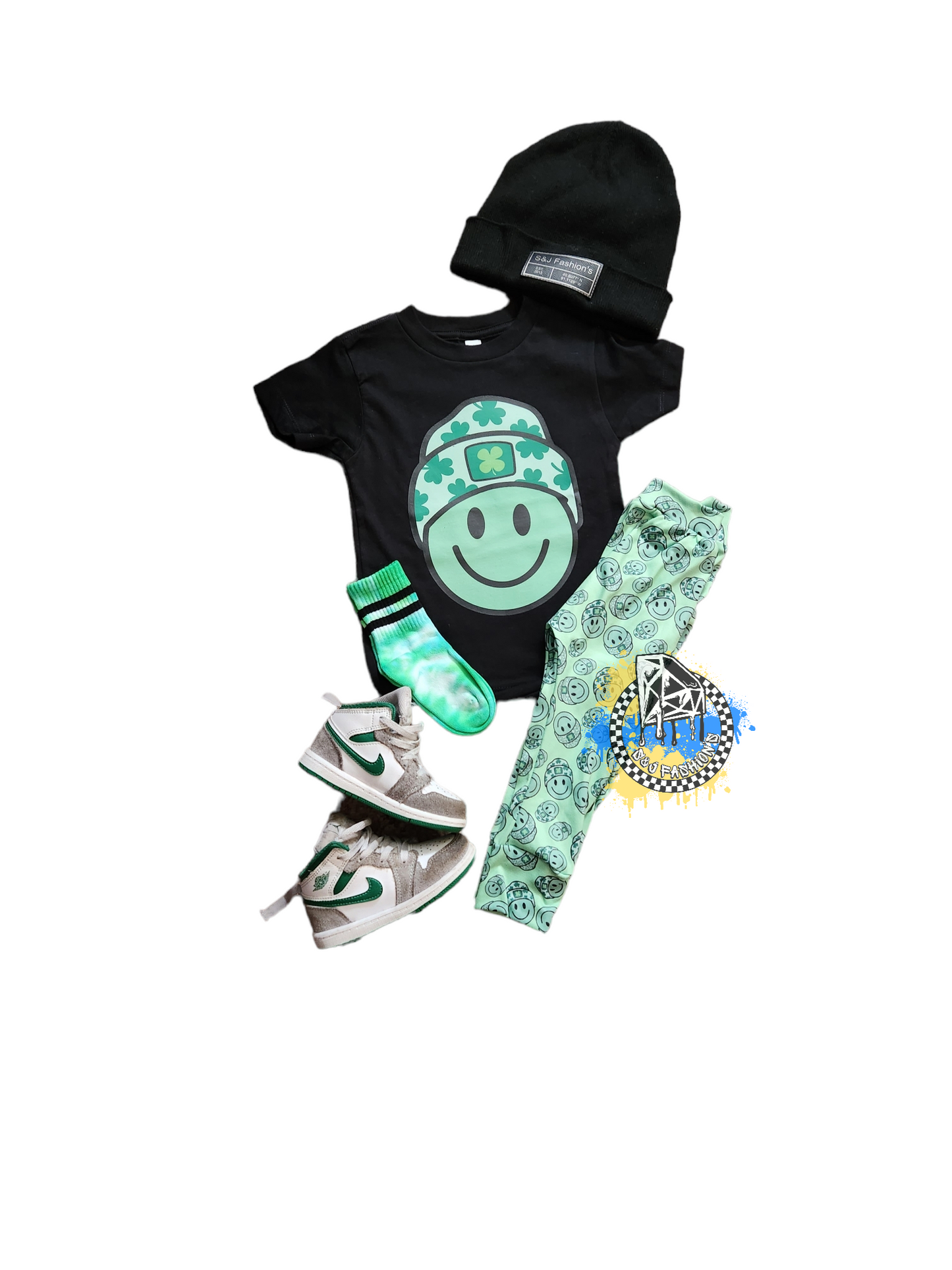 Smiley Face St. Patricks Handmade
