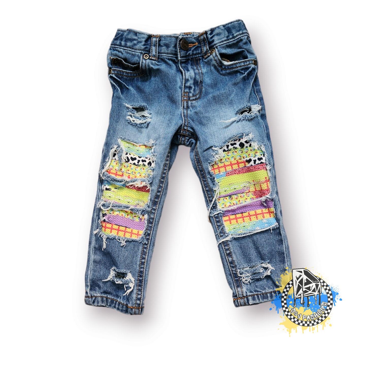 Toy Story Boys Girls Distressed Jeans