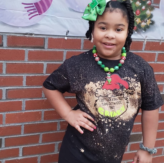 100% That Grinch Christmas Boys Shirt Girls Shirt