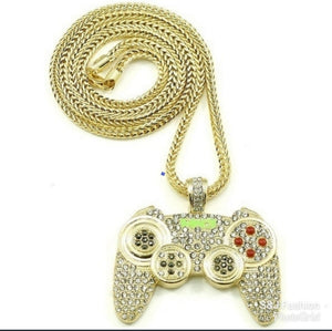 Iced Out Game Controller  Chain