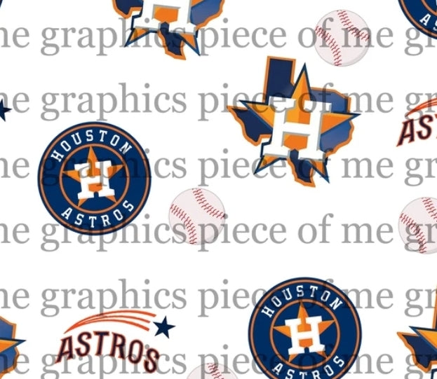 Houston Astros Baseball Handmade