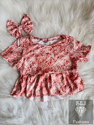 Blood Splatters Halloween Handmade