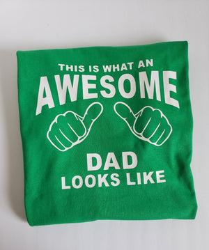 This Is What Awesome Dad Looks Like Father's Day Mens shirt