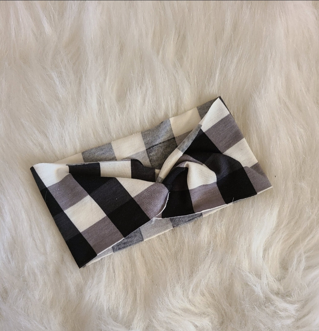 White Buffalo Plaid Handmade