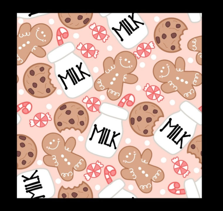 Pink Milk and Cookie Christmas Handmade