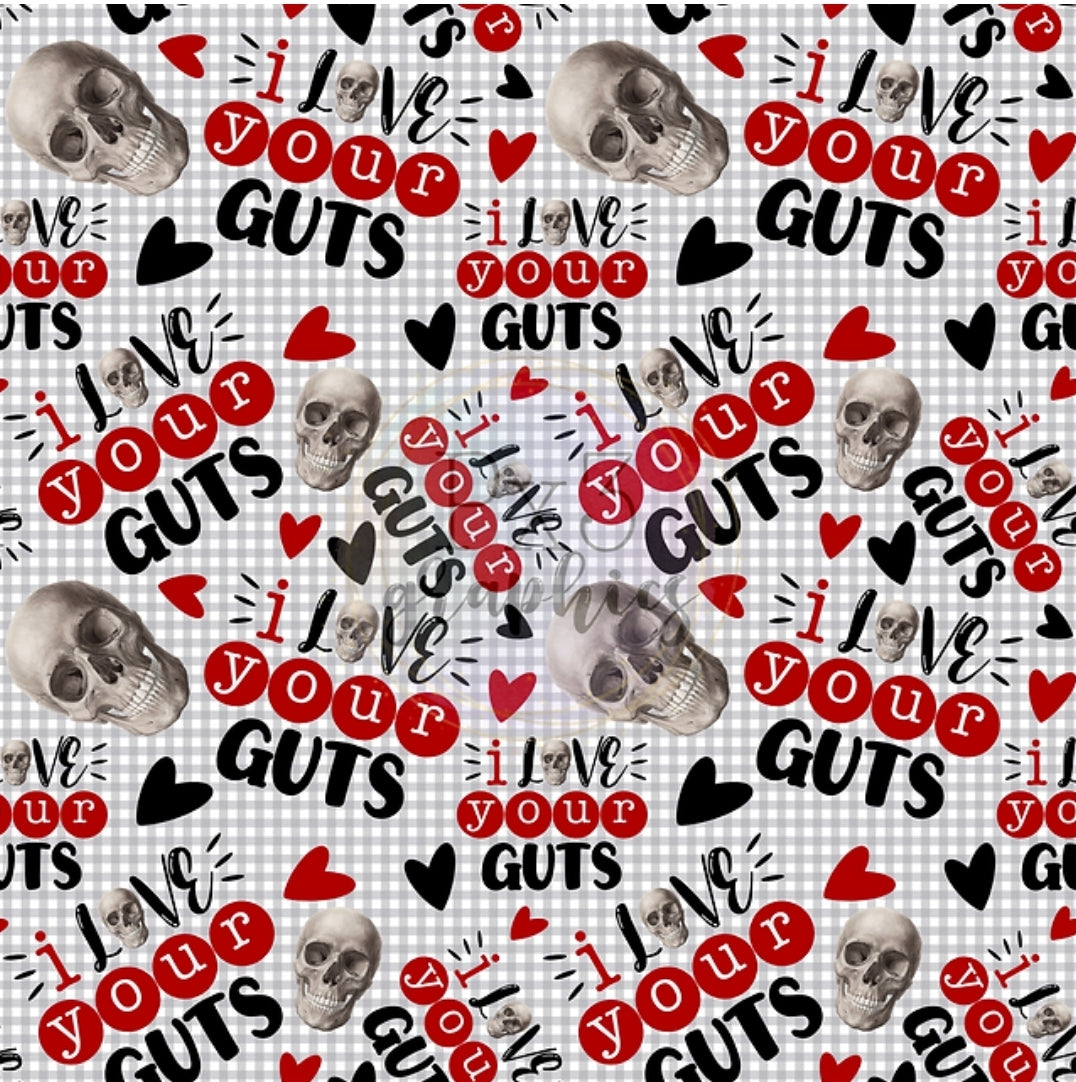 I Love Your Guts Valentines Handmade