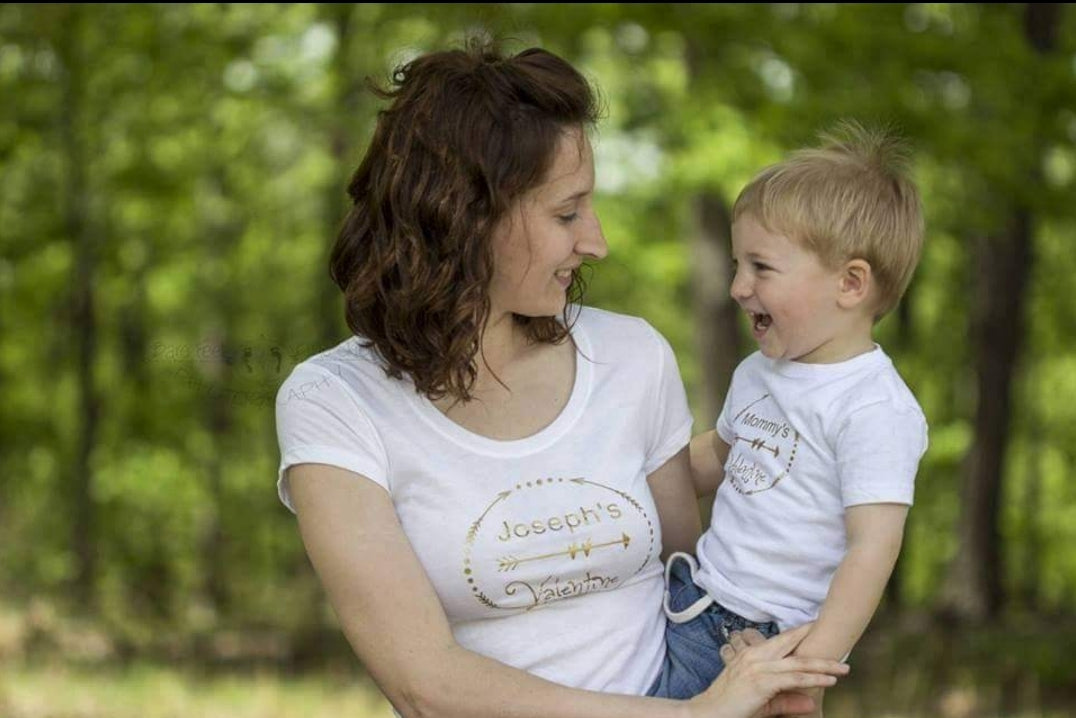 Personalized Mommy & Me Valentine's Day Girls Shirt Boys Shirt Ladies Shirt